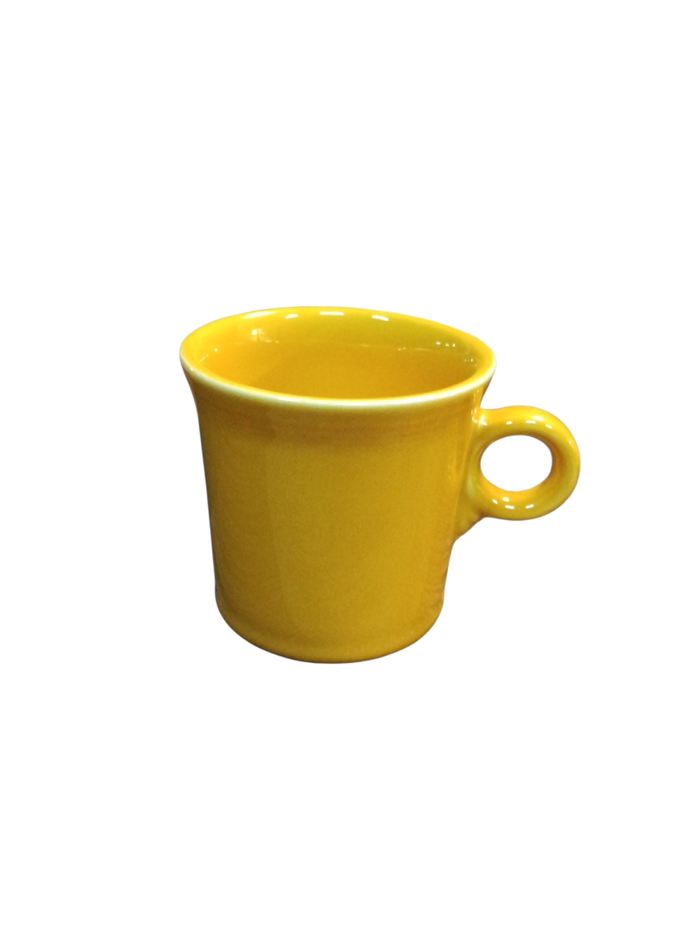 Fiesta Bright Yellow Ceramic Mug with Loop Handle